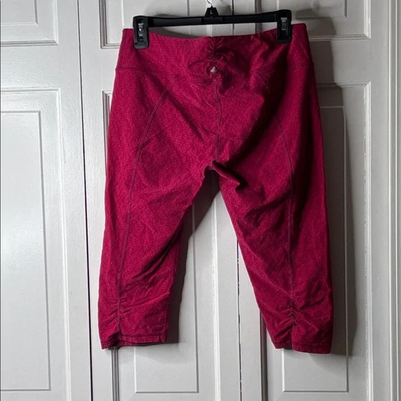 Prana Pink Patterned Cropped Leggings - Picture 5 of 5